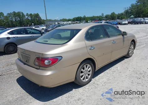 2004 Lexus Es 330 z USA, uszkodzony, nr VIN JTHBA30G545048170